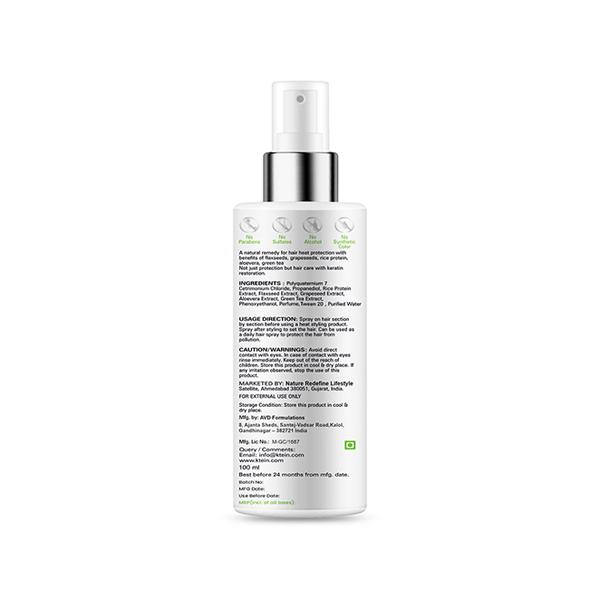 Ktein Natural Hair Heat Protection Spray 100 ml 1's - Hair Sprays & Mists