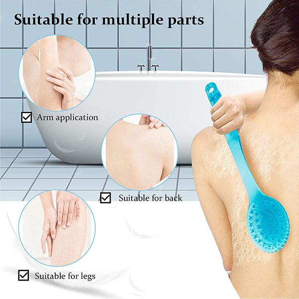 BABILA ULTRA SOFT BRISTLE BATH BRUSH WITH MASSAGER BA-v 01 1's - Scrubs & Exfoliants