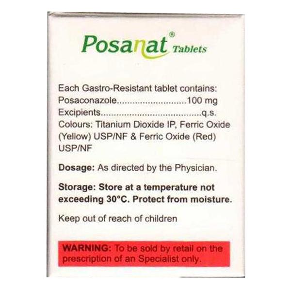 POSANAT Tablet 10's - Fungal Infections-Anf
