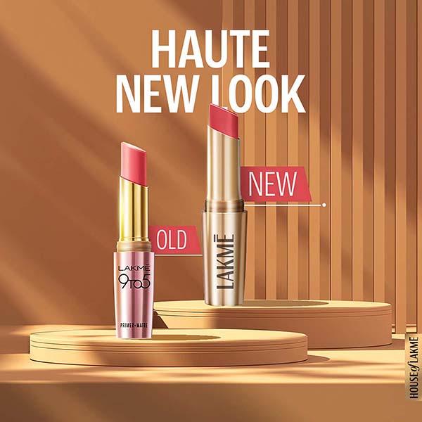 Lakme 9to5 Powerplay Priming Matte Lipstick, Lasts 16hrs, Coffee Command, 3.6 gm - Lipsticks