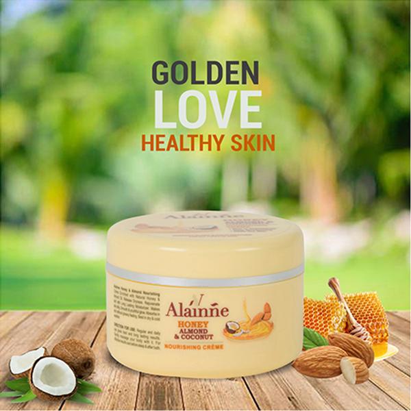 Alainne Honey Almond and Coconut Nourishing Body Creme 100 gm - Lotions & Creams