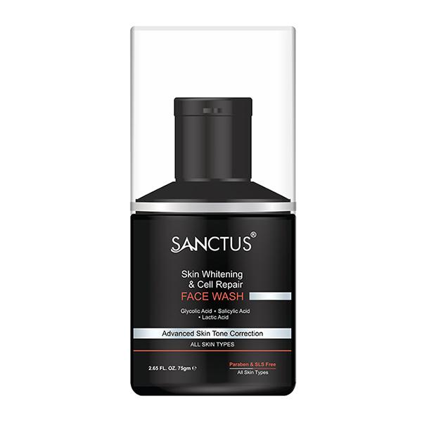 Sanctus Skin Whitening & Cell Repair Face Wash 75 gm - Face Washes