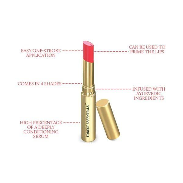 Forest Essentials Tinted Lip Serum Madhu Rasa Gulaab Jal Lipstick 2.2 gm - Lipsticks
