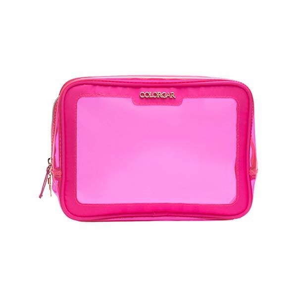 Colorbar Lips and Lashes Box Pouch - Neon Pink 240gm 1's - Makeup Pouches