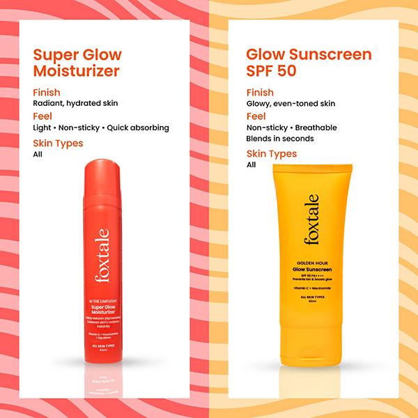 Foxtale Forever Glow Combo - Brighter, Even & Sun-Protected Skin 1's - Facial Kits