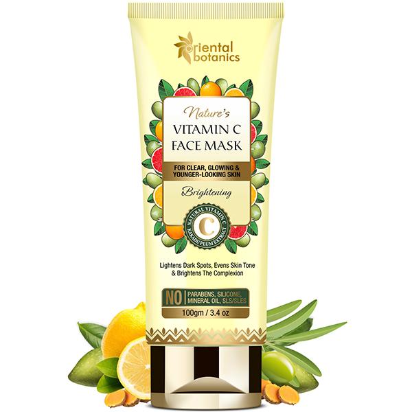 Oriental Botanics Nature's Vitamin C Brightening Face Mask 100 gm - Masks & Peels