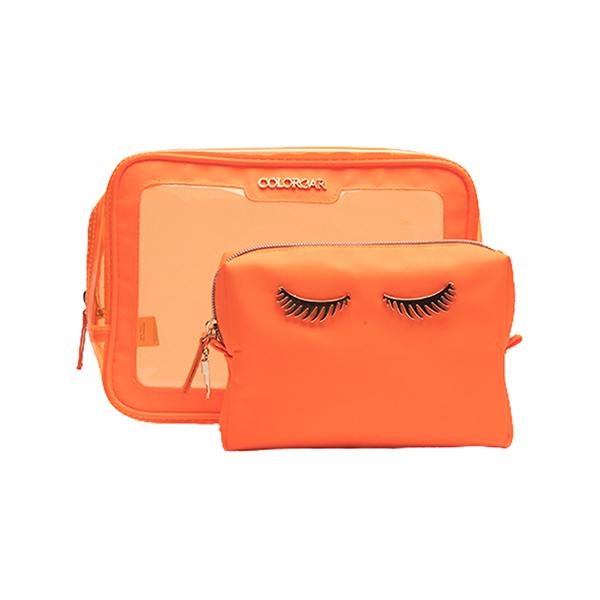 Netmeds | Colorbar Lips and Lashes Box Pouch - Neon Orange 240gm 1's