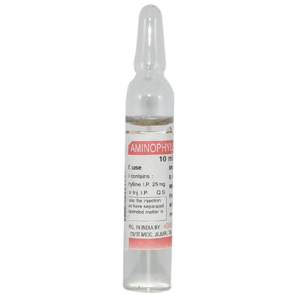 AMINOPHYLLINE 250 Injection 10ml - Asthma/COPD-Ast