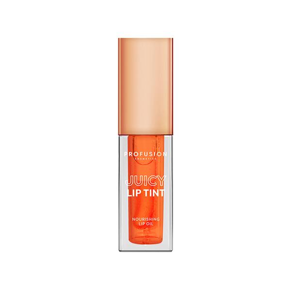 Netmeds | Profusion Cosmetics Juicy Lip Tint Nourishing Lip Oil Curious Coral (4.5ml)