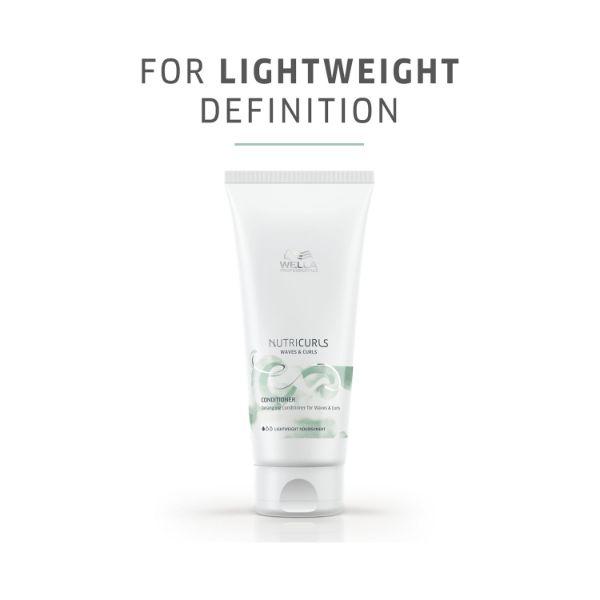 Wella Professionals NUTRICURLS Detangling Conditioner for Waves & Curls 200 ml - Conditioners