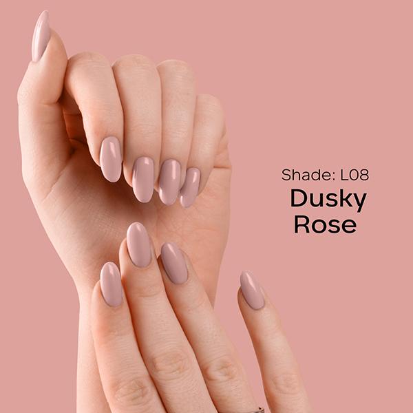 Faces Canada Ultime Pro Splash Luxe Nail Enamel - Dusky Rose (L08) 12 ml - Nail Polish