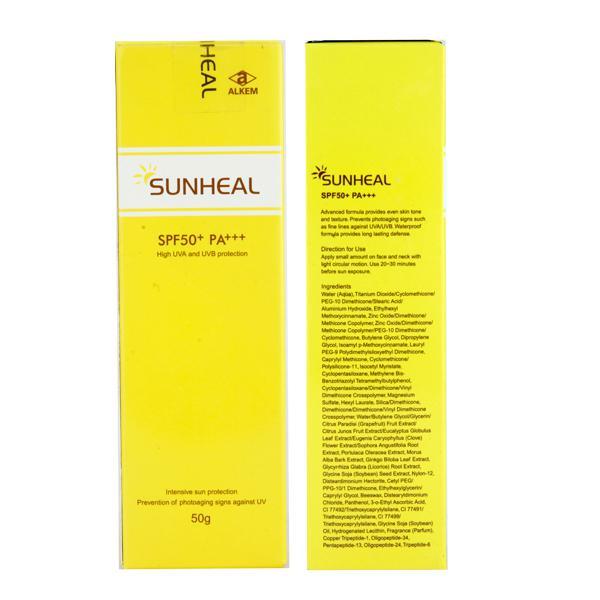 Sunheal SPF 50+ PA+++ cream 50gm - Dry Skin-Emo