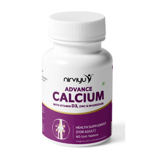 Netmeds | Nirviyu Advance Calcium Tablet - Adult 60's