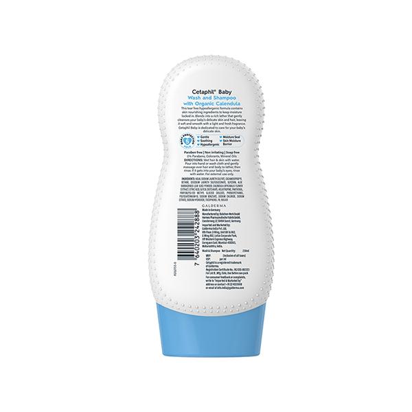 Cetaphil Baby Gentle Wash with organic calendula 230 ml - Baby Body Wash