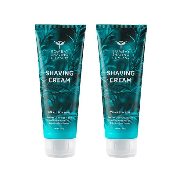 Netmeds | Bombay Shaving Company Shaving Cream With Tea Tree Oil, Aloe Vera 100gm