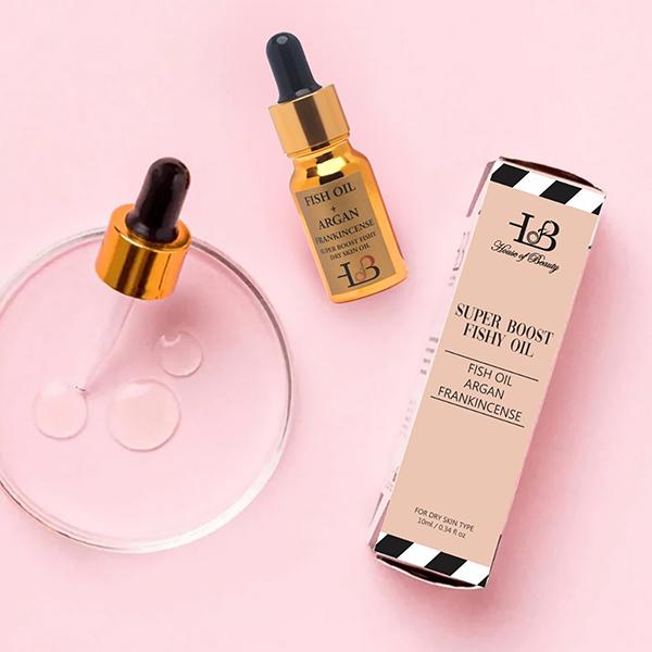 House of Beauty Super Boost Fishy Oil-Dry & Mature Skin For Hydration & Glow with Omega-3 10ml - Face Oils