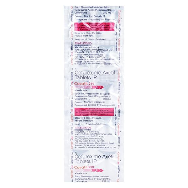 Covatil 250mg Tablet 10'S - Bacterial Infections-Cep
