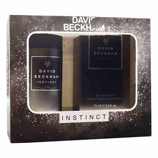 David Beckham Instinct Gift Set(Eau de Toilette 100ml + Deo 150ml) 250 ml - Perfumes (Edt/Edp)