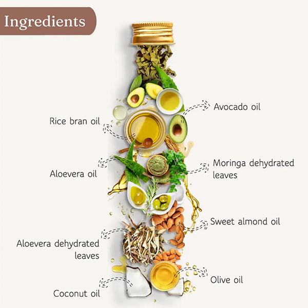 Dromen and Co Avocado and Aloevera Brew Oil Revitalises Dry, Frizzy and Damaged Hair 250 ml - Hair Oils