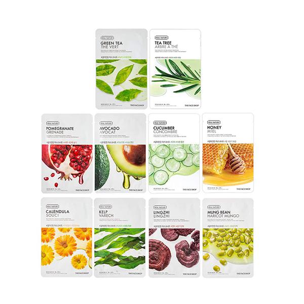 The Face Shop Real Nature Ultimate Festive Face Masksheet (Pack Of 10)