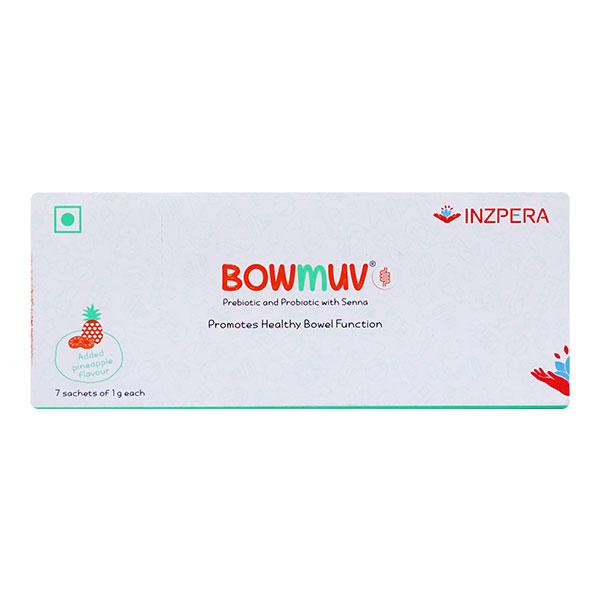 BOWMUV ADDED PINEAPPLE FLAVOUR Sachet 7's - Constipation-Lax