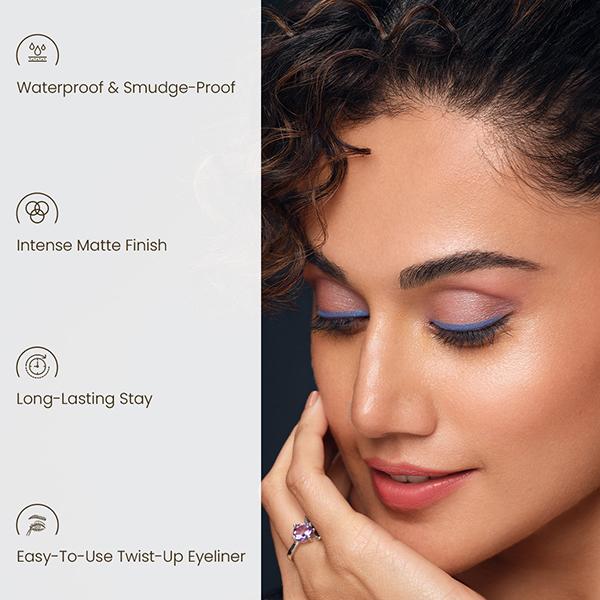 Swiss Beauty Colour Me Happy Eyeliner- Wine Dahlia 0.4 gm - Eyeliners