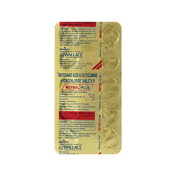 Mefwal Plus Tablet 10'S