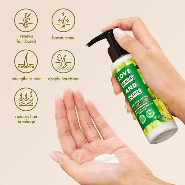Love beauty And planet Olive oil & Peptide Bond Repair Prewash Treatment - 95 ml - Hair Masks & Packs