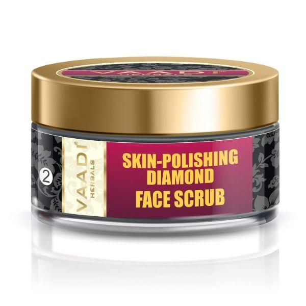 Vaadi Herbals Skin-Polishing Diamond Face Scrub 50 gm - Face Scrubs