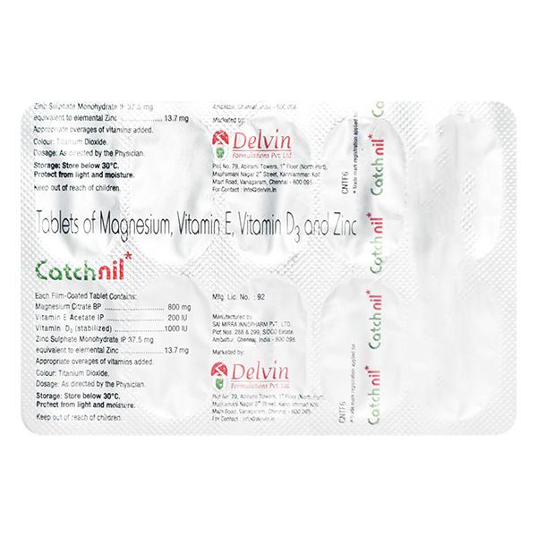 CATCHNIL Tablet 10's - Supplements-Vam