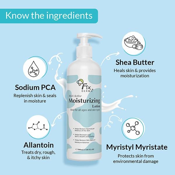Fixderma Multi Active Moisturizing Lotion 500 ml - Lotions & Creams