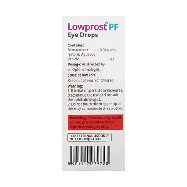 LOWPROST PF Eye Drops 5ml - Glaucoma-Ant