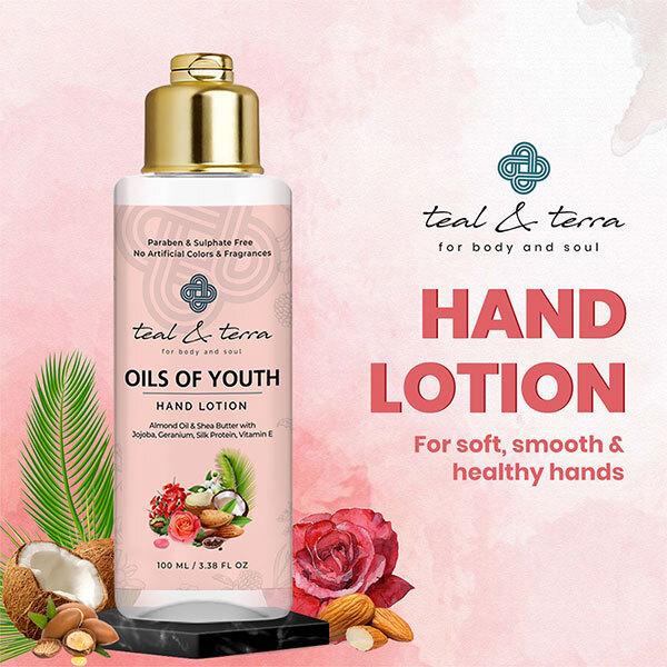Teal & Terra Hand Lotion With Almond Oil & Shea Butter 100 ml - Hand Creams