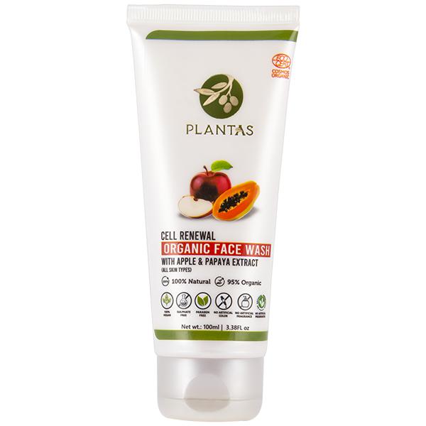 Plantas Cell Renewal Organic Face Wash 100 ml - Face Washes