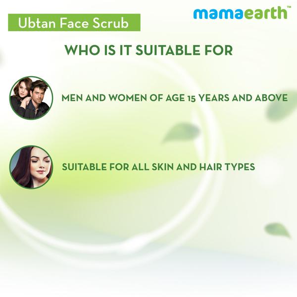 Mamaearth Face Scrub - Ubtan 100 gm - Face Scrubs