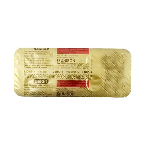 L Dio 1 Tablet 10'S - Allergies-Ant