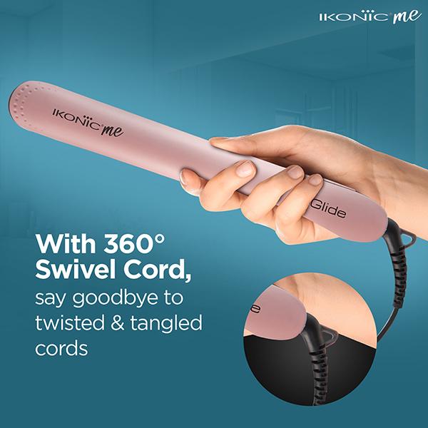 Ikonic Me Glide Hair Iron-Peach 1's - Straighteners