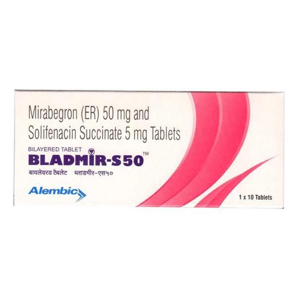 BLADMIR S 50 Tablet 10's - Bladder And Prostate Disorders-Dru