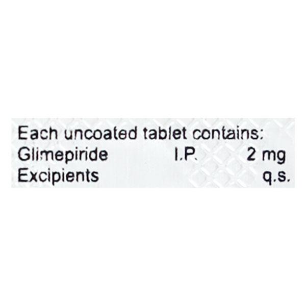 Glimicure 2mg Tablet 10'S - Diabetes-Ant