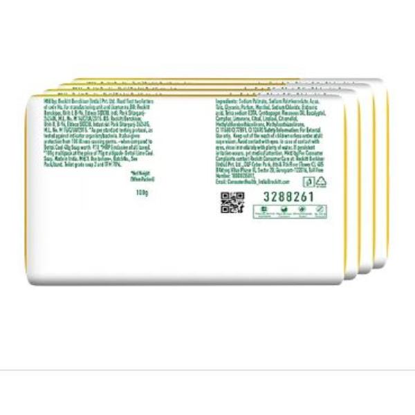 Dettol Soap - Lime Fresh (Pack Of 4 X 100 g) - Soaps