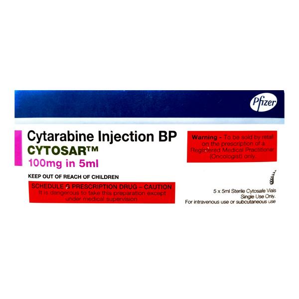 Cytosar 100mg Injection 5ml - Cancer Oncology-Tar