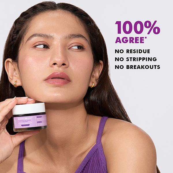 Conscious Chemist Berry Bright Soothing and Calming Gel Mask with Niacinamide & Berry Complex 50ml - Face Mask