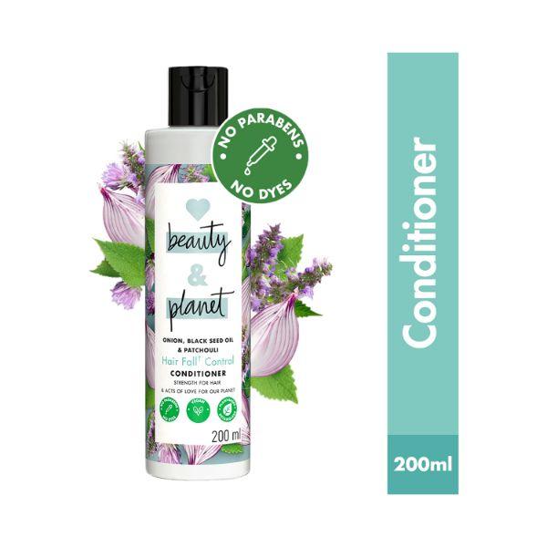 Netmeds | Love Beauty And Planet Onion, Black seed & Patchouli Hairfall Control Conditioner 200 ml