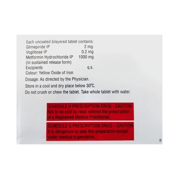 VOLIX TRIO DS 2 Tablet 10's - Diabetes-Ant