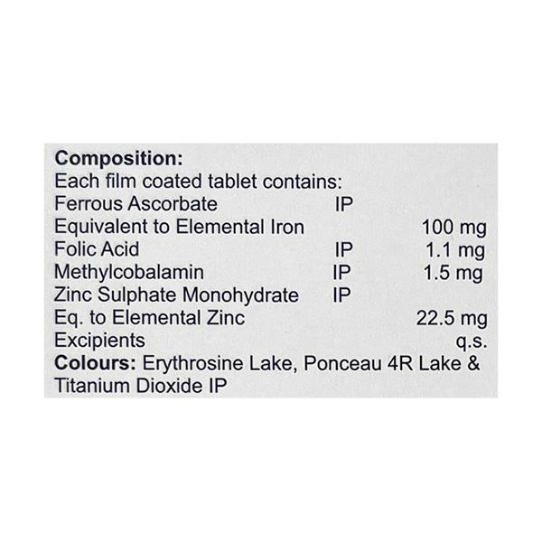 FERIVATE M Tablet 10's - Anaemia-VMA