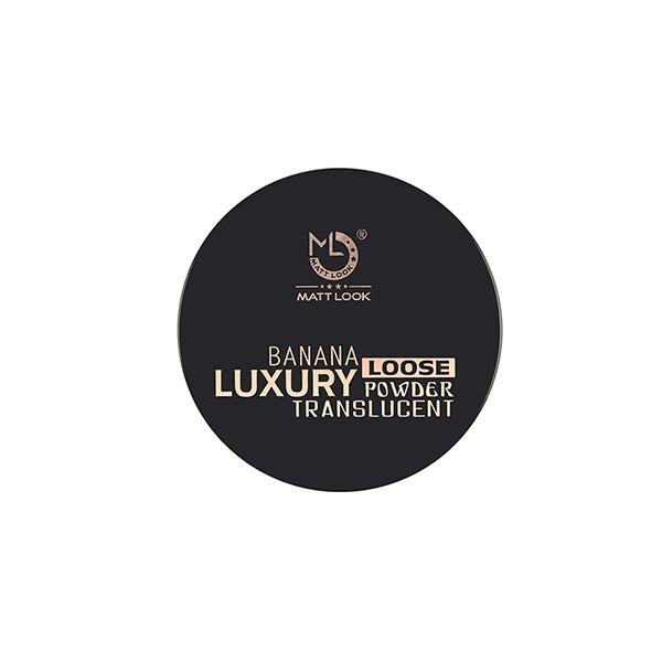 Matt Look Face Makeup Banana Luxury Loose Powder Translucent, Fair 12 gm - Loose Powder