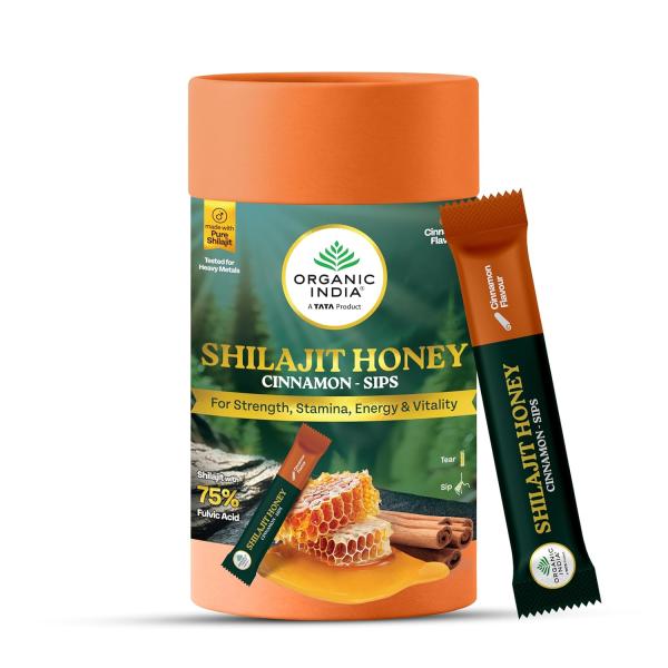 Organic India Shilajit Honey Sips - Cinnamon 30's