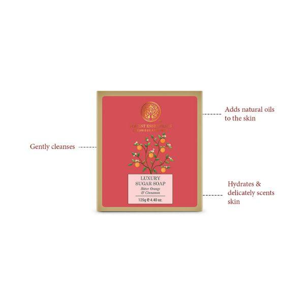 Forest Essentials Luxury Sugar Soap Hand-made Soap 125 gm - Soaps