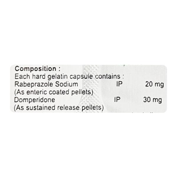 RABIA DXL Capsule 10's - Ulcer/Reflux/Flatulence-Aaa