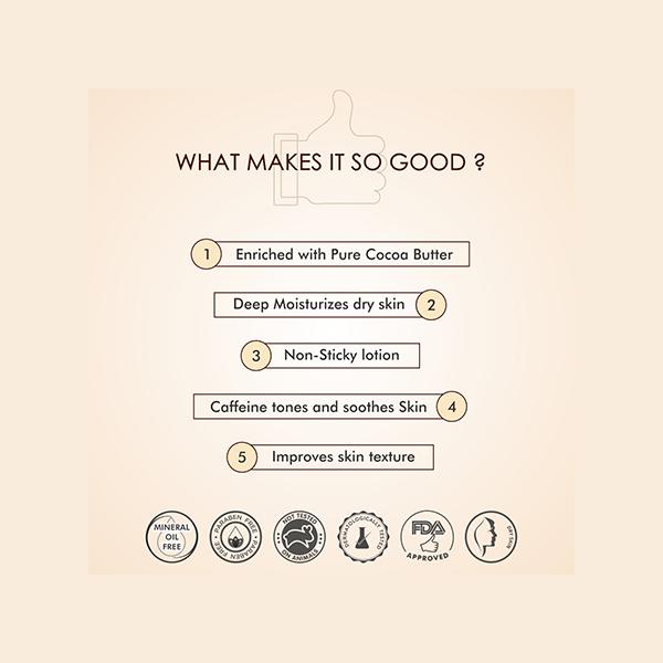 mCaffeine Naked & Rich Deep Moisturizing Choco Body Lotion 200 ml - Lotions & Creams